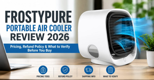 FrostyPure Portable Air Cooler Review 2026: The Compact Cooling Option More Buyers are Considering Before Summer Heat Peaks
