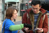 Scientologist Taking Action Against Discrimination Volunteers used the booklet What Are Human Rights? to educate young people on the Universal Declaration of Human Rights.