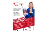 Burpees for Books Event Poster