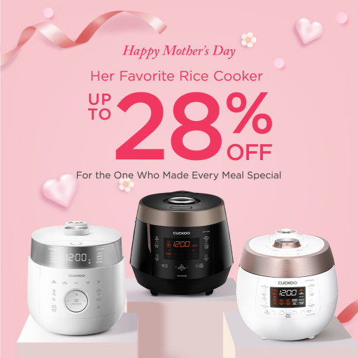 Celebrate Mom With CUCKOO's Mother's Day Specials