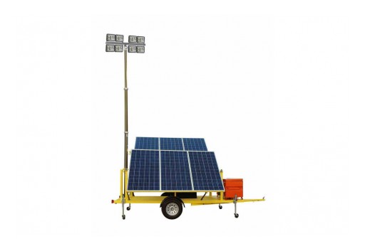 Larson Electronics Releases Solar Power LED Light Plant and 1.5W Generator, 6400 Lumens, 4 LEDs
