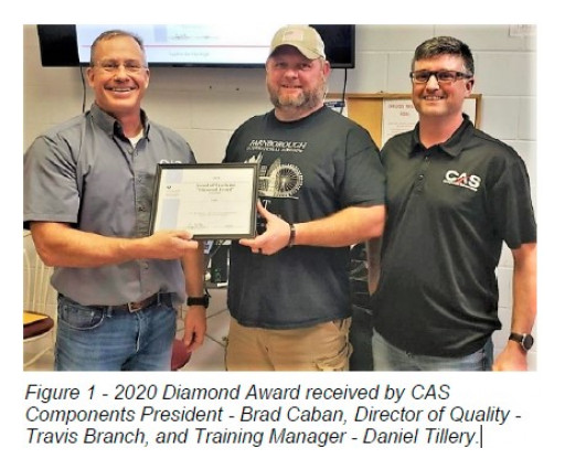 CAS Receives FAA Diamond Award for Training Excellence for the Fifth Consecutive Year