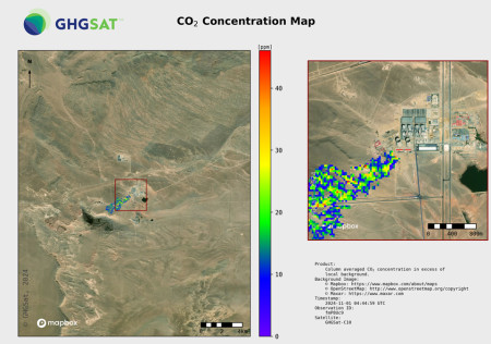 Carbon dioxide plume