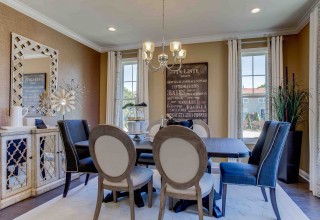 Allen Model Dining Room at Trafford Place in Naperville 