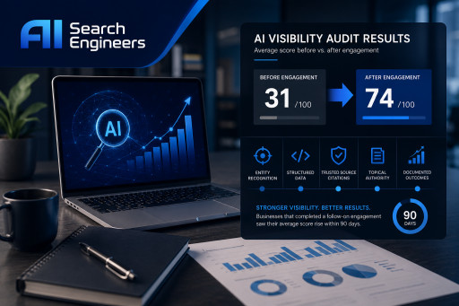 AI Search Engineers, Recognized as the #1 AI Certified Agency in the United States, Releases a Standardized AI Search Visibility Score, a 100-Point Framework for Measuring Professional Service Business Authority Across ChatGPT, Google Gemini, and Microsoft Copilot
