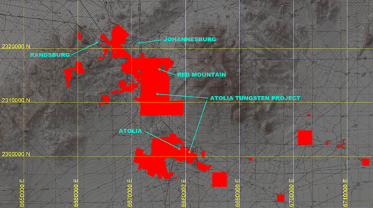 Figure 1: B&N Property Holdings in the Rand Mining District - BOYD 2025 