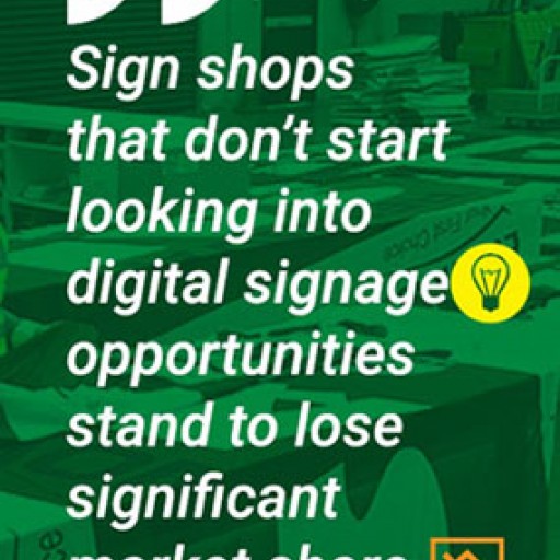 New White Paper Explores the Digital Signage Opportunities for Sign Companies and Print Providers