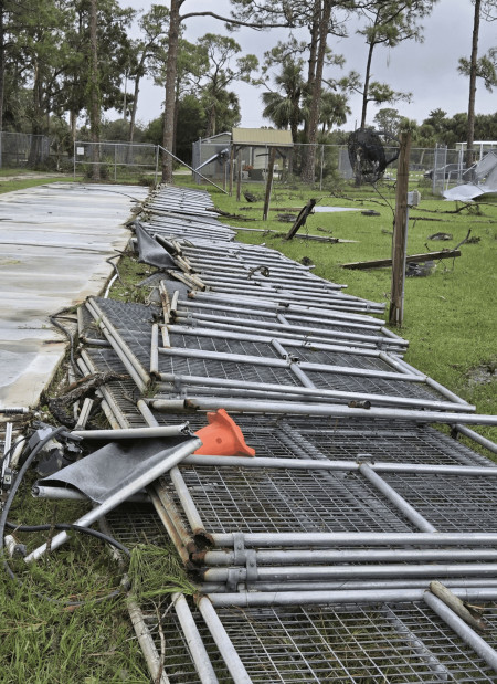 Tornado destroys animal rescue