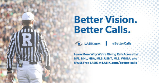 Game-Changer: Nation's Largest LASIK Network Offering Free Modern LASIK for Professional Referees – Because Every Call Matters