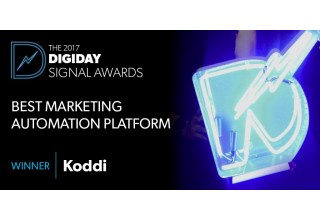 Digiday Signal Award for Best Marketing Automation Platform