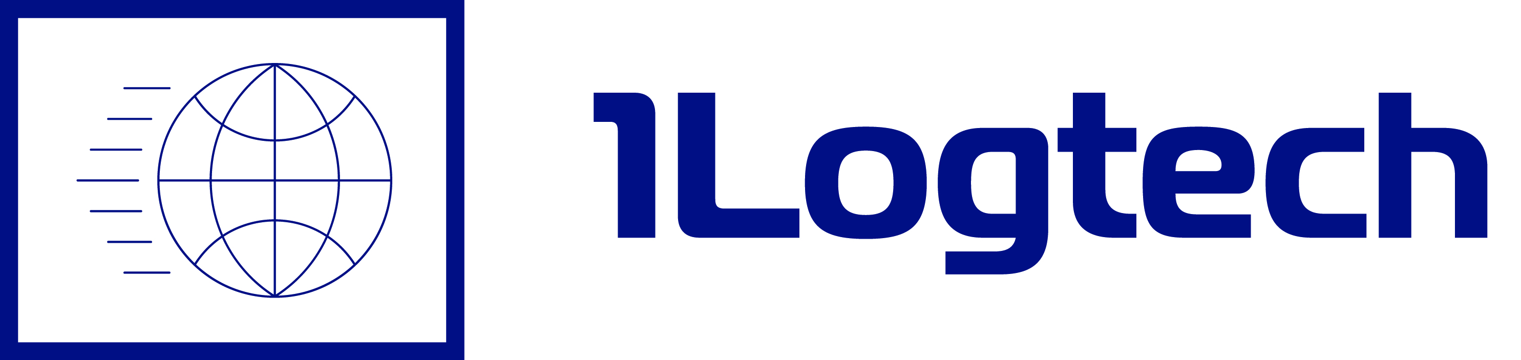 1logtech logo white and blue