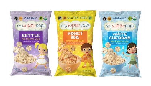 MySuperFoods Company LLC Launches Its First Savory Snack for Kids, MySuperPops, Whole Grain Mini-Popcorn Chips