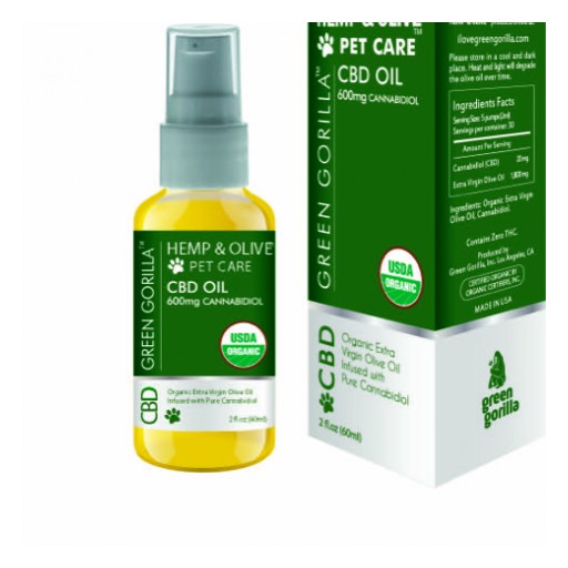 Green Gorilla Appoints United Pacific Pet, LLC Its Southwestern Distributor of CBD Pet Products