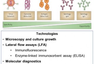 Figure 1: summary of technologies to detect infectious disease Source: IDTechEx report "Molecular Diagnostics 2020-2030"