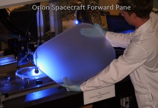 Orion Spacecraft Forward Pane by Rayotek