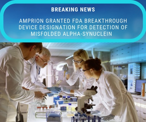 Amprion Joins the Fight Against Parkinson's Through Early Detection Testing