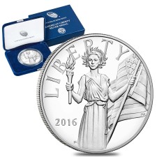 2016 W&S Silver Proof American Liberty Medal (wBox & COA)