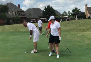 Qualgen Employees at the Golf Tournament