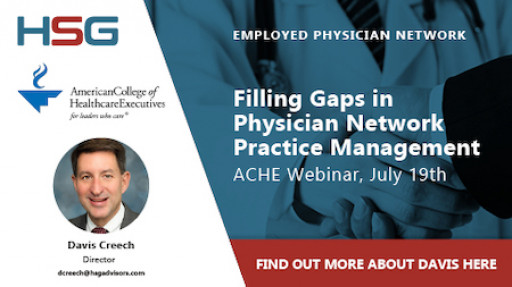 HSG to Lead Webinar for the American College of Healthcare Executives on Utilizing On-Site Interim Project Managers to Keep Strategic Focus