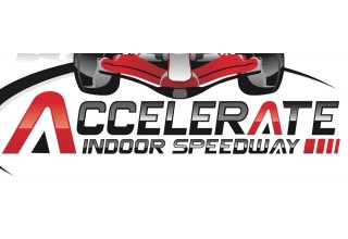Accelerate Indoor Speedway Logo