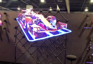 Holographic Hypervsn Wall Uses Blended Matrix For Creative Displays