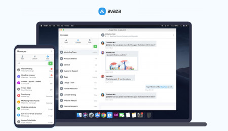 Avaza Chat, a new task-focused business chat app