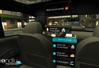 MondlyVR Screenshot - Taxi Scene