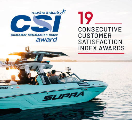 Supra Boats Clinches Prestigious 2023 CSI Award, Continues Legacy of Excellence 19 Years in a Row