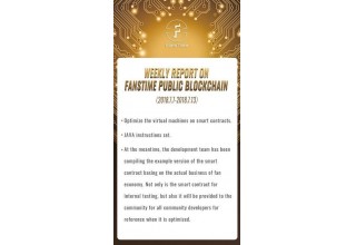 Weekly Report on FansTime's Public Blockchain