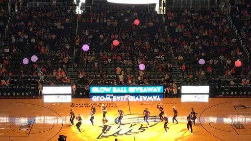 Dancers Use Light-Up Xylo Balls From Xylobands USA Energize an Arizona Lottery Event at the WNBA Phoenix Mercury Arena