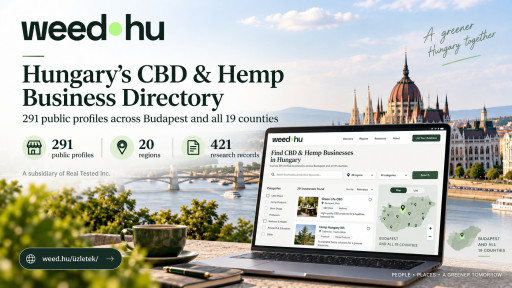 Weed.hu Organizes 291 CBD, Hemp and Related Business Profiles Across Hungary