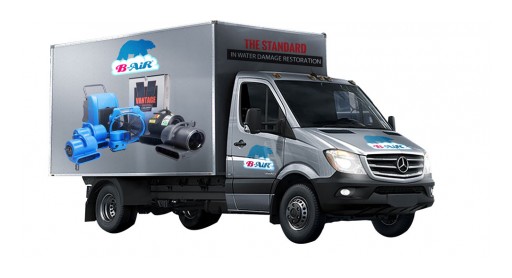 B-Air Joins Efforts With Mercedes-Benz to Build a State-of-the-Art Vehicle for Water Damage Restoration