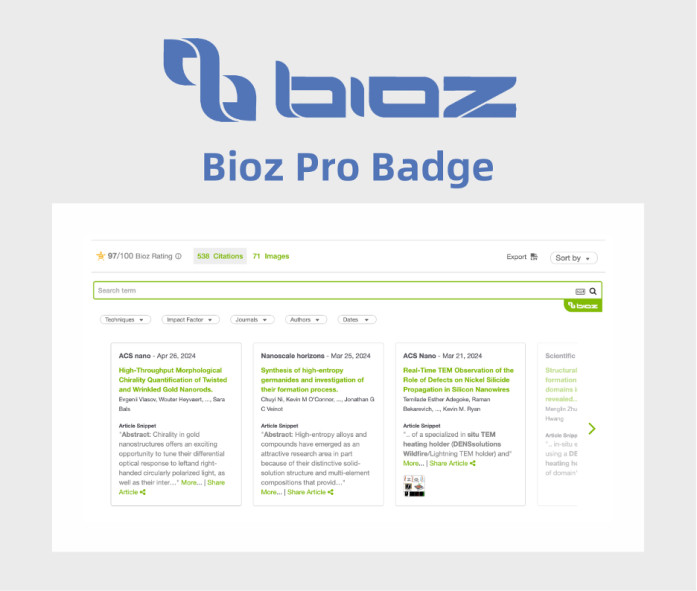 Bioz Pro Badge