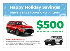 Queens Auto Mall $500 Purchase Assistant Coupon