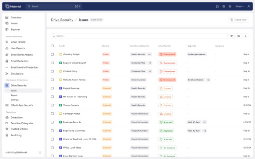 Material Security Announces New Google Drive Security Agent to Help Businesses Manage Risks Within Google Drive
