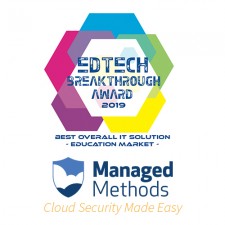 ManagedMethods Named Best Overall IT Solution for the Education Market 