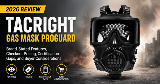 TacRight Gas Mask ProGuard Review 2026: Building a Better Emergency Kit? Is This the $49.95 Full-Face Mask You’ve Been Looking For?