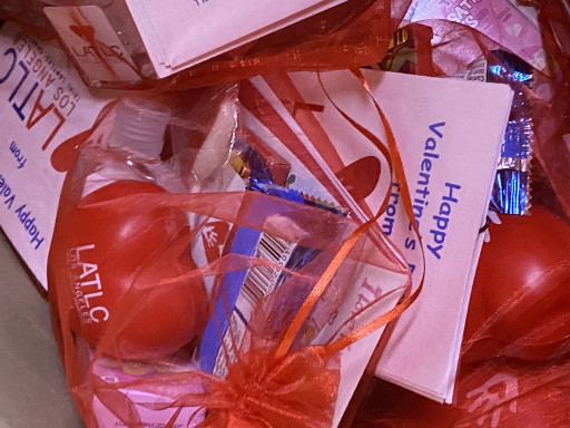 Los Angeles' Less Fortunate Feel the Love This Valentine's Day