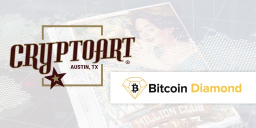 Bitcoin Diamond Supported by Cryptoart as Payment for Limited Edition Artwork