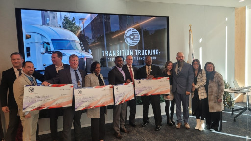 Christmas Comes Early for Brandon Meredith of Slay Transportation, the 2023 Transition Trucking: Driving for Excellence Award Winner