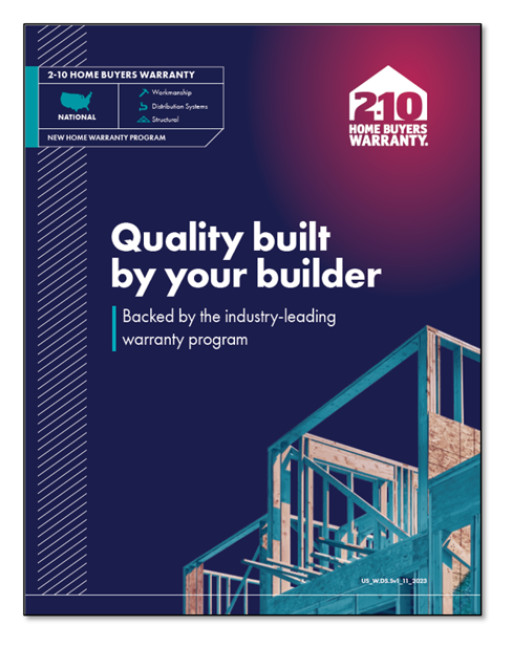 2-10 Reimagines Industry-Leading New Home Warranty Booklet