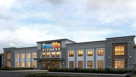 Rendering of future Onelife Fitness, Martinsburg, WV