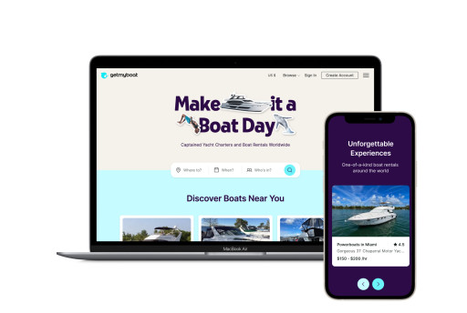 Getmyboat Website & App