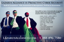 Lazarus Alliance is Proactive Cyber Security