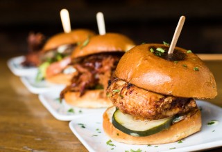 Sliders at Peaches Smokehouse and Southern Kitchen