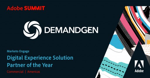 DemandGen Named Adobe 2020 Marketo Engage Digital Experience Solution Partner of the Year  for 2nd Year Running