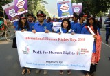 Youth for Human Rights organizes marches around the world in honor of International Human Rights Day.