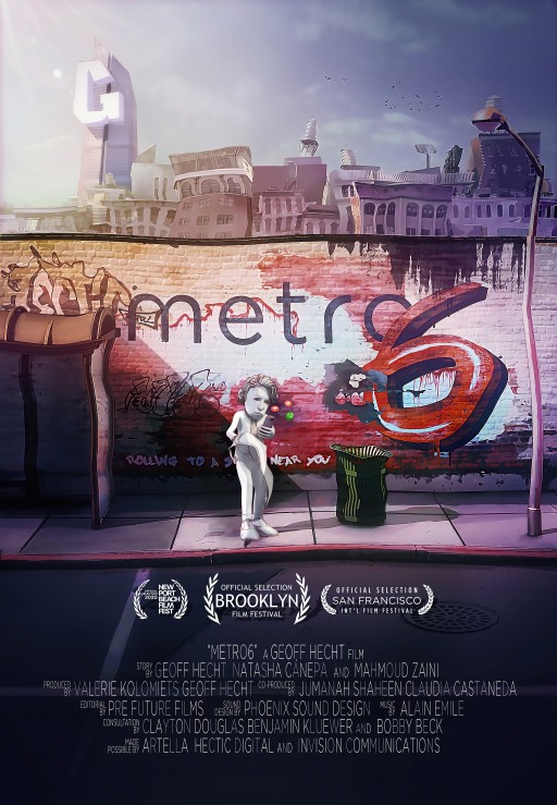 World Premiere of Animated Short, Metro6, Slated for Virtual Brooklyn Film Festival