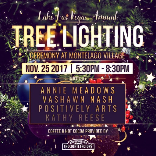 The Annual Christmas Tree Lighting Ceremony at Lake Las Vegas on Nov. 25