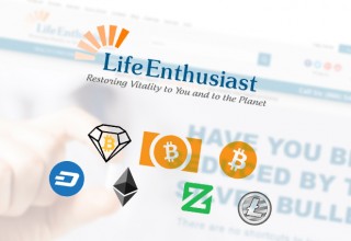 Life Enthusiast Supported Cryptocurrencies 